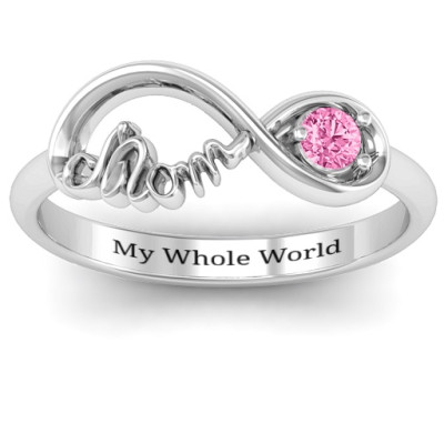 Silver Mom s Infinity Bond Ring - Custom Jewellery By All Uniqueness