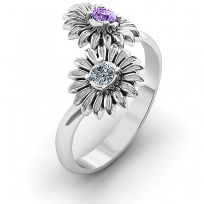 Sun Flowers Ring - Custom Jewellery By All Uniqueness