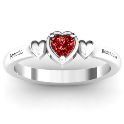 Triple Heart Ring - Custom Jewellery By All Uniqueness