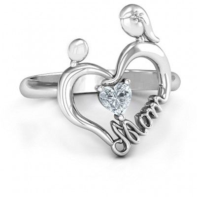 Unbreakable Bond Heart Ring - Custom Jewellery By All Uniqueness