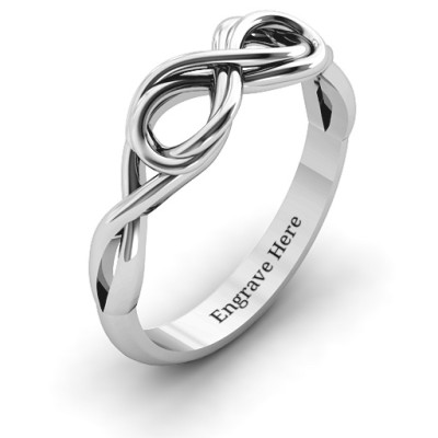 Wired for Love Infinity Ring - Custom Jewellery By All Uniqueness