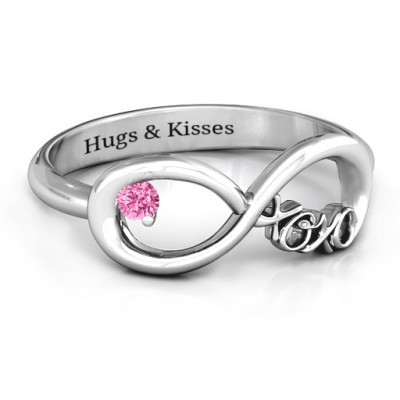 XOXO Infinity Ring - Custom Jewellery By All Uniqueness