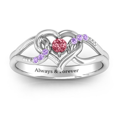 You Have My Heart Ring with Accents - Custom Jewellery By All Uniqueness