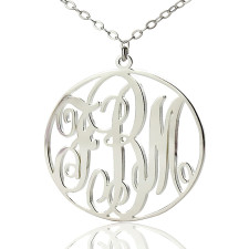 Personalised White Gold Monogram: Your Initials, Our Artistry