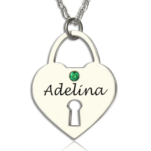 Heart Keepsake Pendant with Name Silver - Custom Jewellery By All Uniqueness