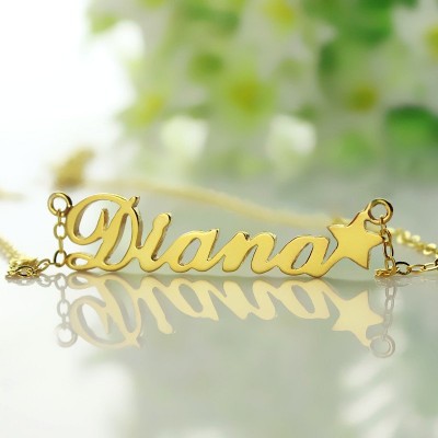 Custom Your Own Name Necklace "Carrie" - Custom Jewellery By All Uniqueness
