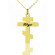 Crafting Your Story: Gold Plated 925 Silver Orthodox Cross Name Necklace