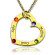 Crafting Memories: Your All Uniqueness Gold Heart Necklace