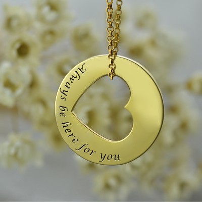 Always Be Here For You Promise Necklace - Custom Jewellery By All Uniqueness
