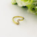 Your Story, Engraved: The Making of Our Gold Plated Birthstone Initial Ring