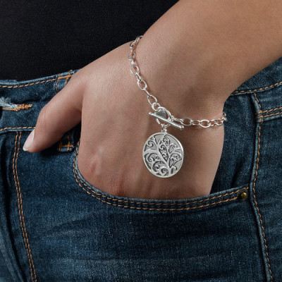 Filigree Tree of Life Bracelet/Anklet - Custom Jewellery By All Uniqueness
