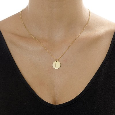 18k Gold Plated Initial Charm Necklace - Custom Jewellery By All Uniqueness