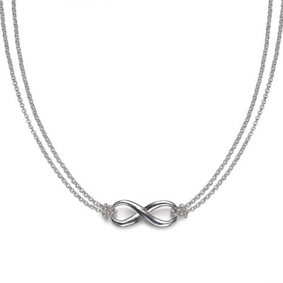 Silver Infinity Necklace - Custom Jewellery By All Uniqueness