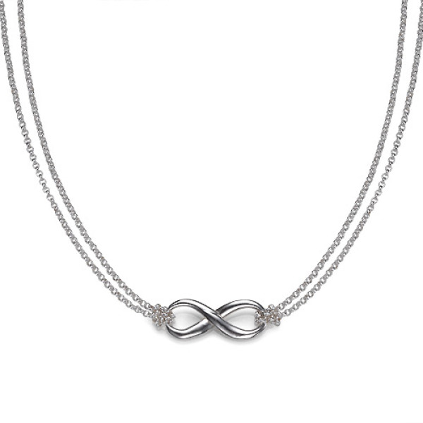 Silver Infinity Necklace - Custom Jewellery By All Uniqueness