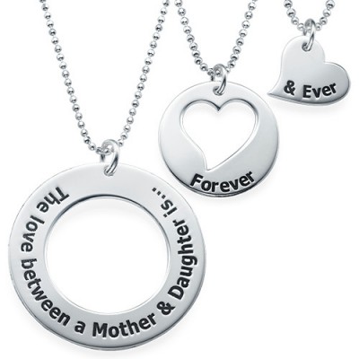 Mother Daughter Jewellery - Three Generations Necklace - Custom Jewellery By All Uniqueness