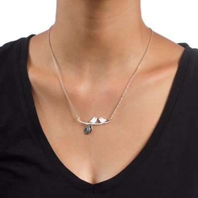 Mum Jewellery – Silver Bird Necklace - Custom Jewellery By All Uniqueness