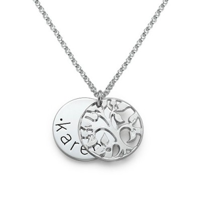 Family Necklace in Silver - Custom Jewellery By All Uniqueness