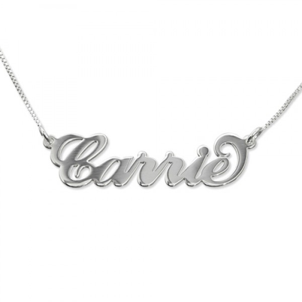 Small Name Necklace - Carrie Style - Custom Jewellery By All Uniqueness