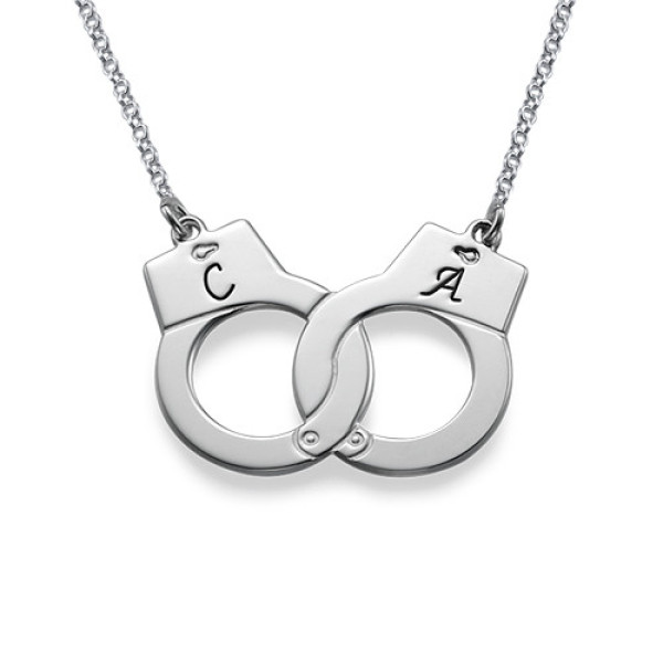 Silver Handcuff Necklace - Custom Jewellery By All Uniqueness