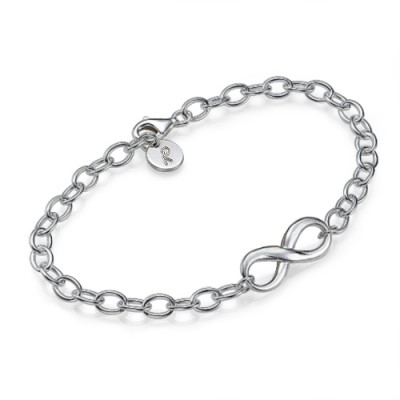 Silver Infinity Bracelet/Anklet - Custom Jewellery By All Uniqueness