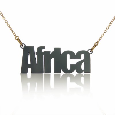 Acrylic Name Necklace Swis721 BIKCn BT Font Necklace - Custom Jewellery By All Uniqueness