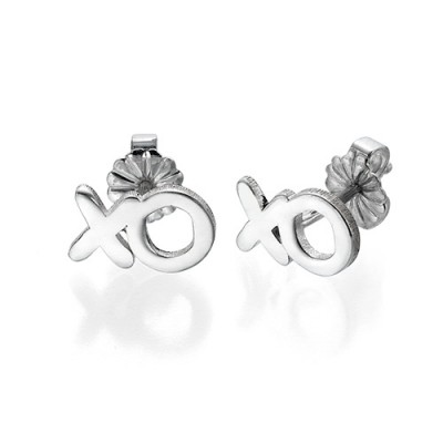XO Silver Earrings - Custom Jewellery By All Uniqueness