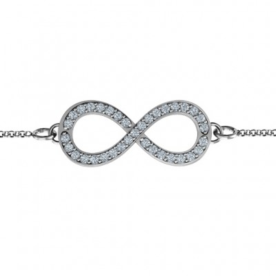 Accented Infinity Bracelet - Custom Jewellery By All Uniqueness