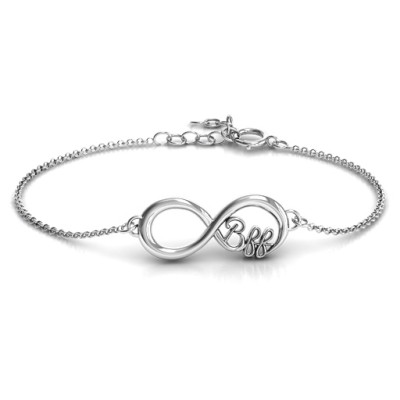 BFF Friendship Infinity Bracelet - Custom Jewellery By All Uniqueness