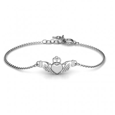 Classic Claddagh Bracelet - Custom Jewellery By All Uniqueness