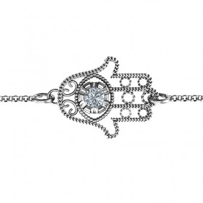 Horizontal Hamsa Bracelet - Custom Jewellery By All Uniqueness