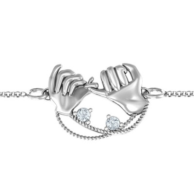 Pinky Swear Promise Bracelet - Custom Jewellery By All Uniqueness