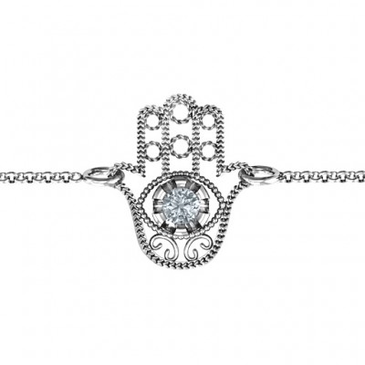 Upright Hamsa Bracelet - Custom Jewellery By All Uniqueness