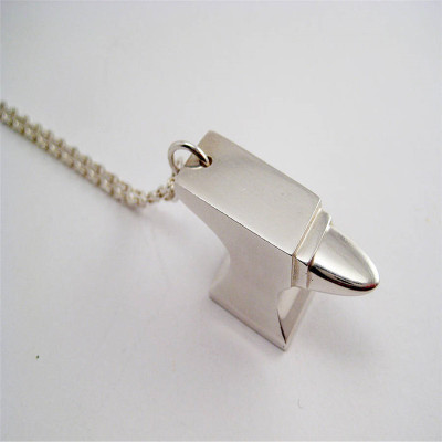 Mini Anvil Pendant - Custom Jewellery By All Uniqueness
