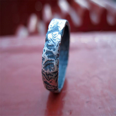 Rocky Outcrop Slim Ring - Custom Jewellery By All Uniqueness