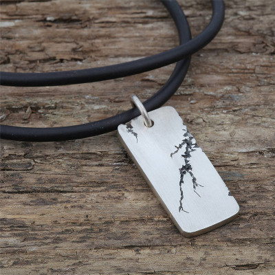 Mens Strike Silver Pendant - Custom Jewellery By All Uniqueness