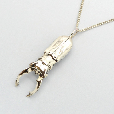 Arma Beetle Pendant - Custom Jewellery By All Uniqueness