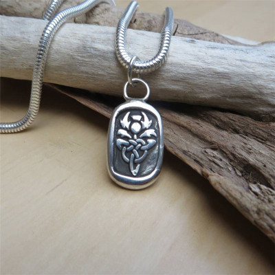 Celtic Thistle Pendant - Custom Jewellery By All Uniqueness