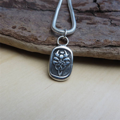 Celtic Thistle Pendant - Custom Jewellery By All Uniqueness