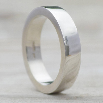 Chunky Mens Silver Ring - Custom Jewellery By All Uniqueness
