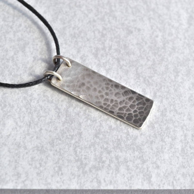 Dads Silver Hidden Message Necklace - Custom Jewellery By All Uniqueness
