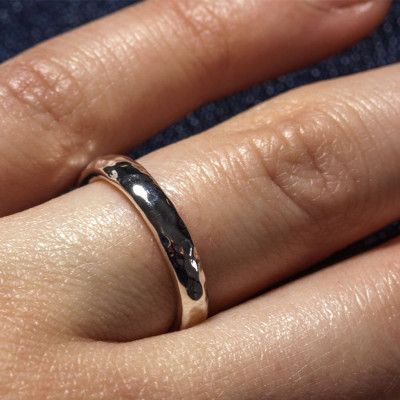 Silver Halo Wedding Band - Custom Jewellery By All Uniqueness