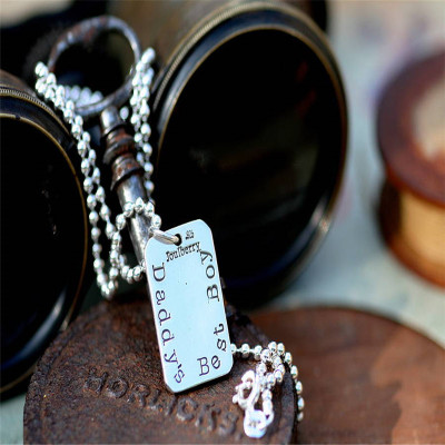 Fingerprint Tag Mens Chain - Custom Jewellery By All Uniqueness