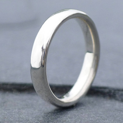 Comfort Fit Silver Ring - Custom Jewellery By All Uniqueness