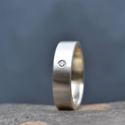 Gold Mens Engagement Ring - Custom Jewellery By All Uniqueness