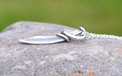 Custom Silver Pirate Cutlass Necklace: Forge Your Own Path