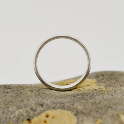 Silver Rippled Wedding Ring - Custom Jewellery By All Uniqueness