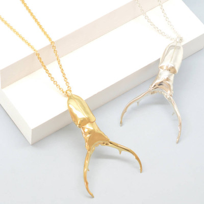 Stag Beetle Pendant - Custom Jewellery By All Uniqueness