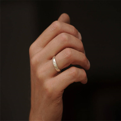 Mans Silver Wedding Band - Custom Jewellery By All Uniqueness
