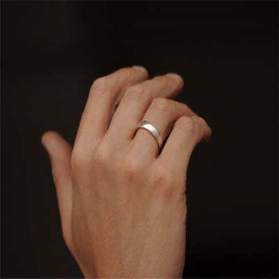 Mans Silver Wedding Band - Custom Jewellery By All Uniqueness