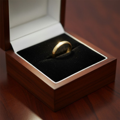 Mans Gold Wedding Band - Custom Jewellery By All Uniqueness